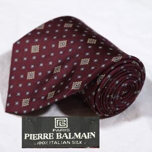 Pierre Balmain Tie Italian Silk Pattern Dot